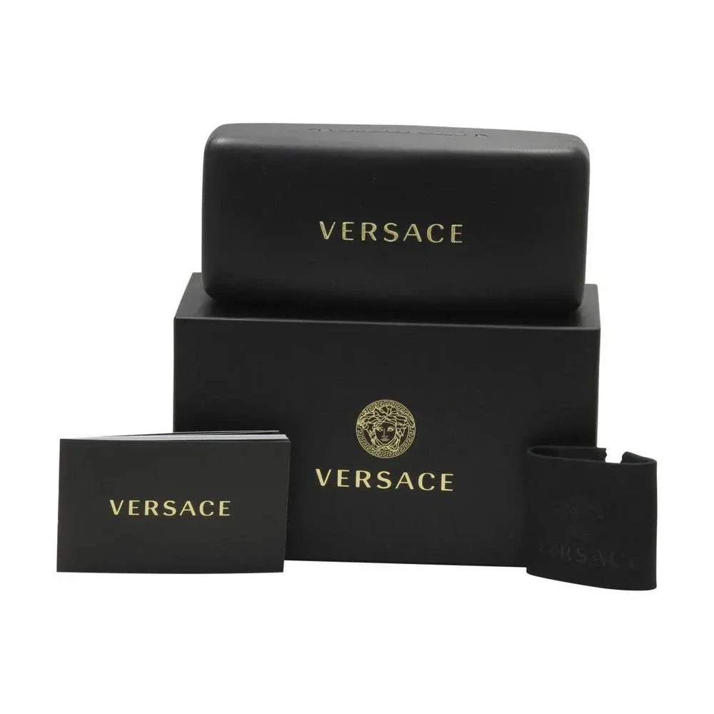 NWT Versace VE3377U Blue Rectangle 55mm Eyeglasses